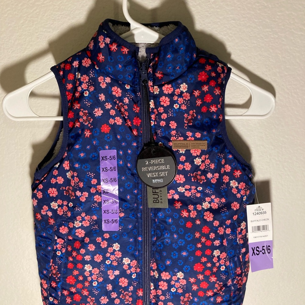 NWT Little Girl’s Buffalo David Bitton Vest Size XS (5-6)